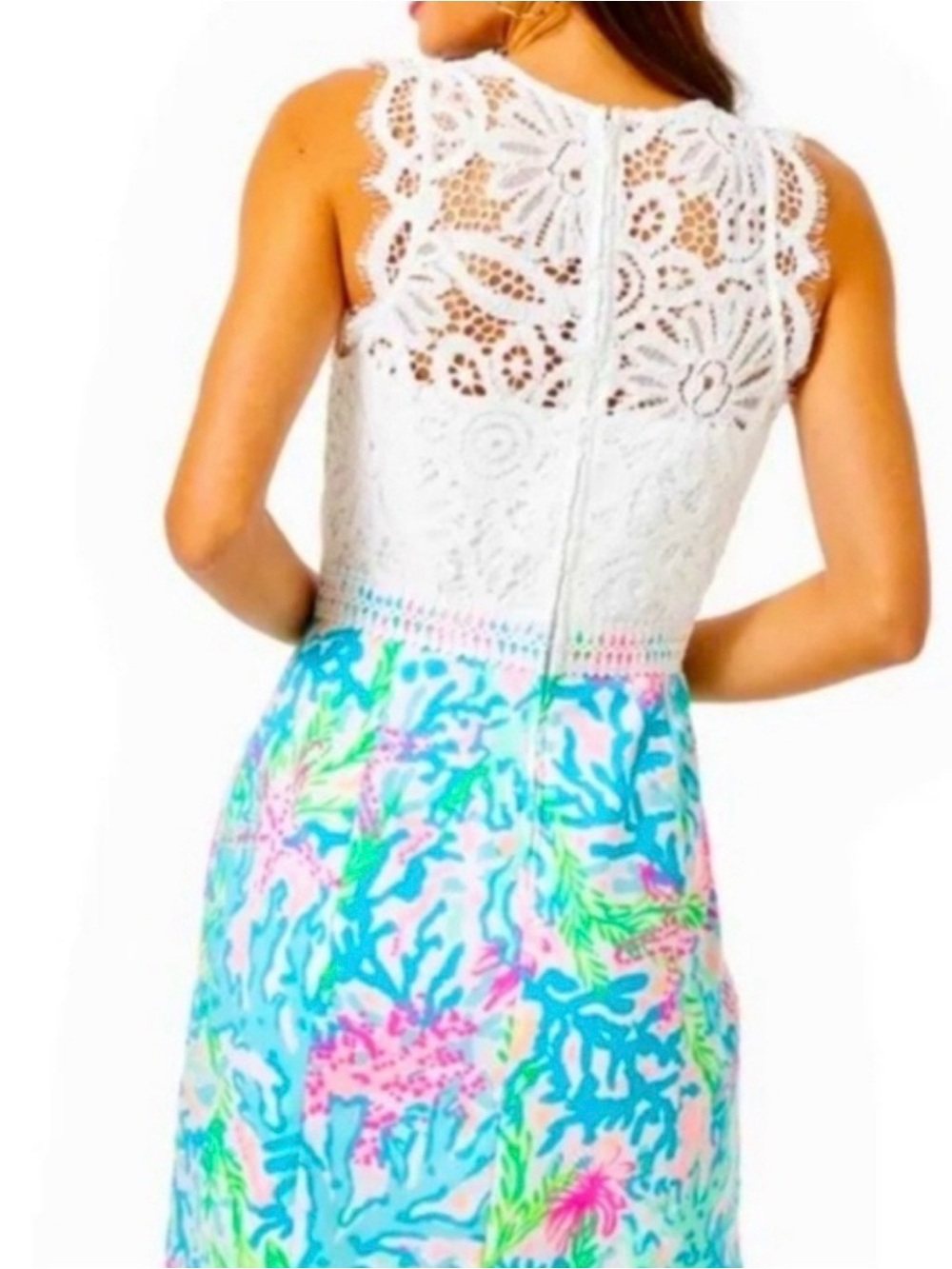 Lilly Pulitzer Sharice Dress in Multi Coral Bay - Picture 3 of 6